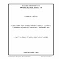 Nghiên cứu một số biện pháp kỹ thuật sản xuất chè đông tại huyện Trấn Yên- tỉnh Yên Bái