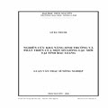 Nghiên cứu khả năng sinh trưởng và phát triển của giống lạc mới tại tỉnh Bắc Giang