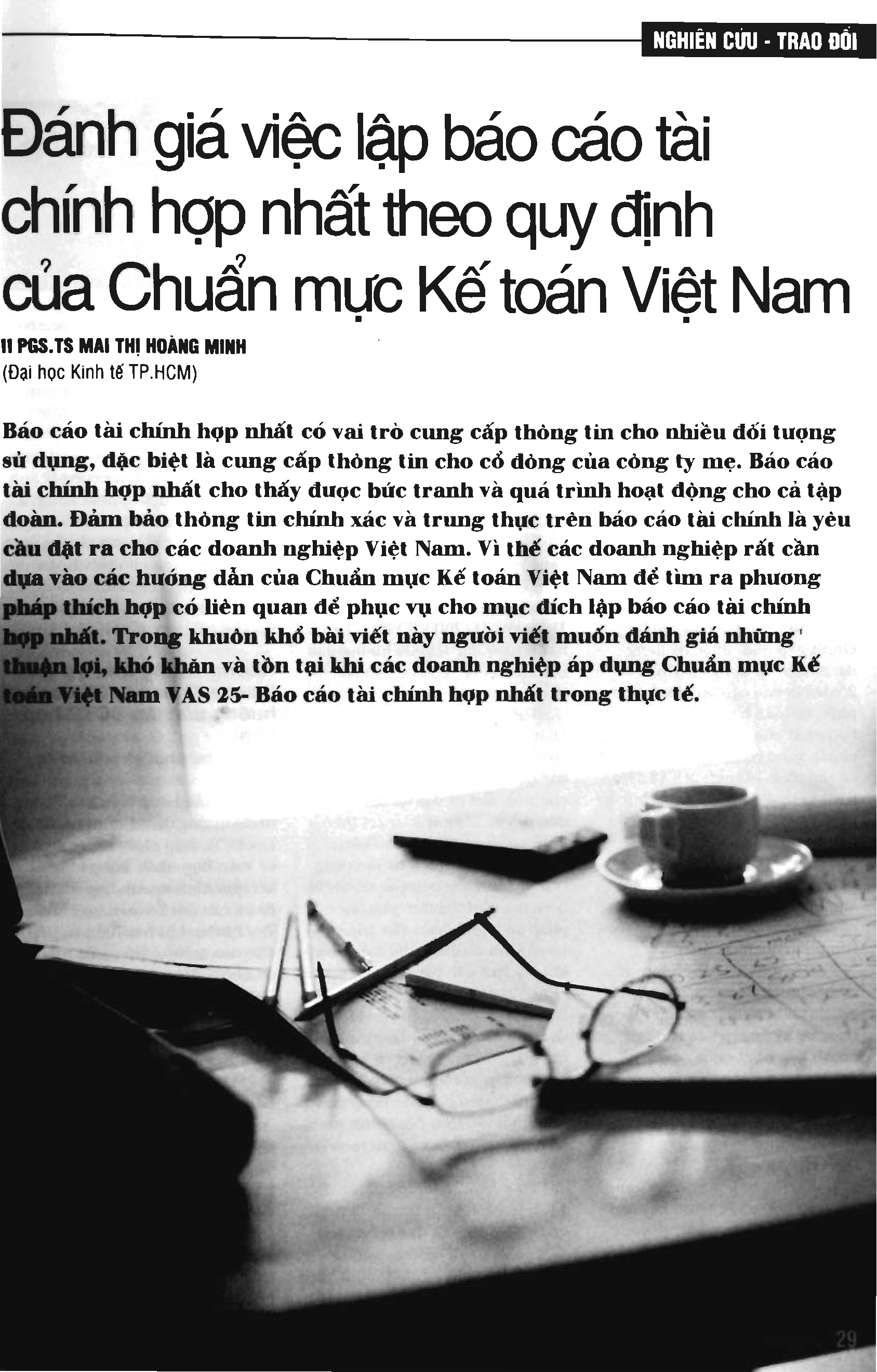 Đánh giá việc lập báo cáo tài chính hợp nhất theo quy định của Chuẩn mực Kế toán Việt Nam