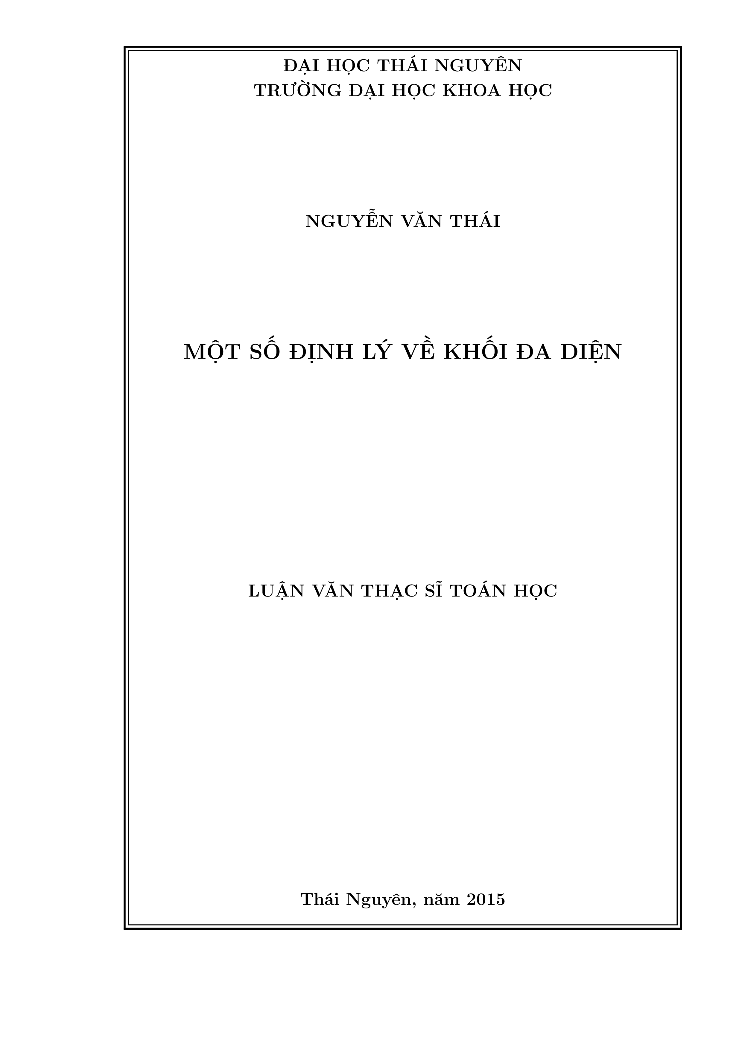 Một số định lý về khối đa diện