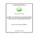 Nghiên cứu một số đặc điểm dịch tễ bệnh giun đũa ở bê, nghé nuôi tại huyện Bình Gia tỉnh Lạng Sơn và  biện pháp phòng trị