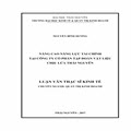 Nâng cao năng lực tài chính tại công ty Cổ phần tập đoàn Vật liệu chịu lửa Thái Nguyên