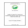 Nghiên cứu bệnh sán lá ruột ở gà tại một số địa phương thuộc tỉnh Lạng Sơn và biện pháp phòng trị