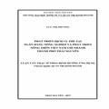 Phát triển dịch vụ thẻ tại Ngân hàng nông nghiệp và phát triển nông thôn Việt Nam - Chi nhánh thành phố Thái Nguyên