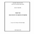 Một số bài toán về điểm cố định