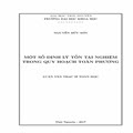 Một số định lý tồn tại nghiệm trong quy hoạch toàn phương