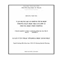 Vận dụng quan điểm tích hợp trong dạy học địa lí lớp 12 trung học phổ thông