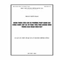 Hoàn thiện tiêu chí và phương pháp đánh giá công chức cấp xã từ thực tiễn tỉnh Quảng Bình trong giai đoạn hiện nay