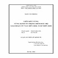 Liên kết vùng vùng kinh tế trọng điểm Bắc Bộ giai đoạn từ nay đến 2020, tầm nhìn 2030