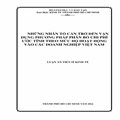 Những nhân tố cản trở đến vận dụng phương pháp phân bổ chi phí ước tính theo mức độ hoạt động và các doanh nghiệp Việt Nam