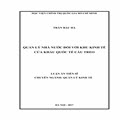 Quản lý nhà nước đối với khu kinh tế cửa khẩu quốc tế cầu treo