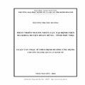 Phát triển nguồn nhân lực tại Bệnh viện Đa khoa huyện Đoan Hùng, tỉnh Phú Thọ