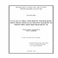 Lý luận và thực tiễn đối xử tối huệ quốc (MFN) trong pháp luật thương mại quốc tế trong điều kiện hội nhập quốc tế