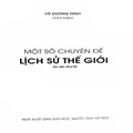 Một số chuyên đề lịch sử thế giới