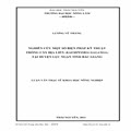 Nghiên cứu một số biện pháp kỹ thuật trồng cây địa liền (Kaempferia Galanga) tại huyện Lục Ngạn tỉnh Bắc Giang