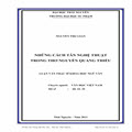Những cách tân nghệ thuật trong thơ Nguyễn Quang Thiều