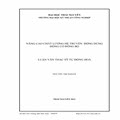 Nâng cao chất lượng hệ truyền động dùng động cơ đồng bộ.