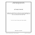 Nghiên cứu ảnh hưởng của một số vật liệu che phủ hữu cơ tới sinh trưởng và năng suất chè giai đoạn kiến thiết cơ bản tại xã Phú Hộ, Thị xã Phú Thọ, Tỉnh Phú Thọ